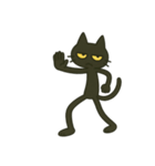 けだる黒猫けっだるニャン★無言シュール（個別スタンプ：37）
