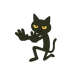 けだる黒猫けっだるニャン★無言シュール（個別スタンプ：40）
