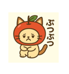 りんごねこスタンプ（個別スタンプ：12）