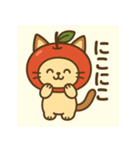 りんごねこスタンプ（個別スタンプ：13）