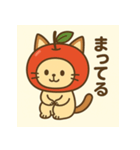 りんごねこスタンプ（個別スタンプ：14）