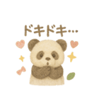 フワフワぬいぐるみ風❤️パンダ（個別スタンプ：20）