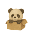 フワフワぬいぐるみ風❤️パンダ（個別スタンプ：36）