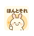 もちうさ【わかりみ深め共感スタンプ】（個別スタンプ：22）