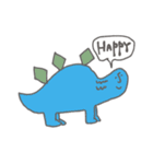 カラフル 恐竜（個別スタンプ：3）