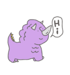 カラフル 恐竜（個別スタンプ：10）