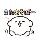 【ずっと使える】ビションフリーゼちゃん19（個別スタンプ：38）