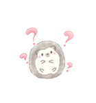 ハリネズミと推し活*赤（個別スタンプ：6）