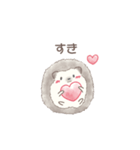 ハリネズミと推し活*赤（個別スタンプ：16）