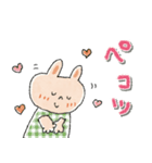 落ち着いた雰囲気♡【クマ＆うさぎ】（個別スタンプ：30）