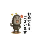 mottoの優しいアニマル3D♡シンプル（個別スタンプ：21）