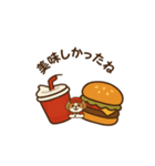 ミミちゃんのファストフード店（個別スタンプ：8）