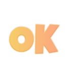 OK！いろんな気持ち、いつでも使える！（個別スタンプ：2）