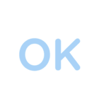 OK！いろんな気持ち、いつでも使える！（個別スタンプ：3）