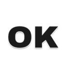 OK！いろんな気持ち、いつでも使える！（個別スタンプ：4）