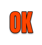 OK！いろんな気持ち、いつでも使える！（個別スタンプ：8）