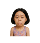 変顔のショートヘアの女の子 （NT）（個別スタンプ：8）