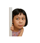 変顔のショートヘアの女の子 （NT）（個別スタンプ：9）