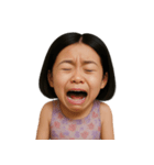 変顔のショートヘアの女の子 （NT）（個別スタンプ：26）
