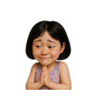 変顔のショートヘアの女の子 （NT）（個別スタンプ：32）