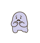 色とりどりの幽霊が浮かぶ （NT）（個別スタンプ：3）