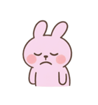 いたずら好きなピンクのウサギ （NT）（個別スタンプ：13）