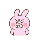 いたずら好きなピンクのウサギ （NT）（個別スタンプ：15）