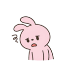 いたずら好きなピンクのウサギ （NT）（個別スタンプ：17）