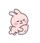 いたずら好きなピンクのウサギ （NT）（個別スタンプ：32）