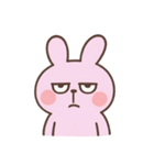 いたずら好きなピンクのウサギ （NT）（個別スタンプ：38）