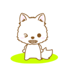 【犬屋】うちの子1番(日本スピッツ)①（個別スタンプ：21）
