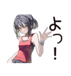 筋トレ女子の筋肉自慢（個別スタンプ：2）