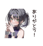 筋トレ女子の筋肉自慢（個別スタンプ：7）