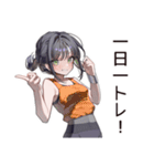 筋トレ女子の筋肉自慢（個別スタンプ：18）