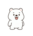 ぽっちゃりシロクマ （NT）（個別スタンプ：8）