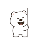 ぽっちゃりシロクマ （NT）（個別スタンプ：19）