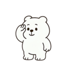 ぽっちゃりシロクマ （NT）（個別スタンプ：36）