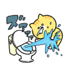 トイレが長引いた時に使う連絡用スタンプ（個別スタンプ：32）