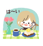 Girlyちゃん・グルメ（個別スタンプ：9）