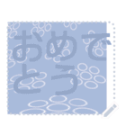 日本の和柄 メッセージ スタンプ F68（個別スタンプ：4）