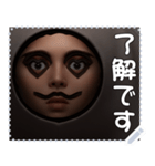 顔 メッセージ スタンプ 36（個別スタンプ：11）