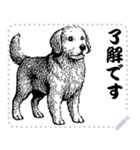 犬の メッセージ スタンプ 01（個別スタンプ：4）