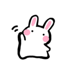 毎日うさぎ【挨拶/返信/お礼】カニさん付き（個別スタンプ：25）
