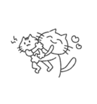 ねこちゃんのたのしいスタンプ（個別スタンプ：12）