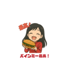 バインミーだいすき女子（個別スタンプ：1）