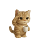 かわいいトラ猫 （NT）（個別スタンプ：10）