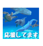 ウミガメ大好き 2。沖縄行きたい！（個別スタンプ：18）