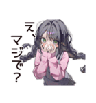 人見知り系女子のモジモジ（個別スタンプ：26）