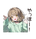 ゆるパーカーちゃんの料理（個別スタンプ：3）