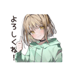 ゆるパーカーちゃんの料理（個別スタンプ：8）